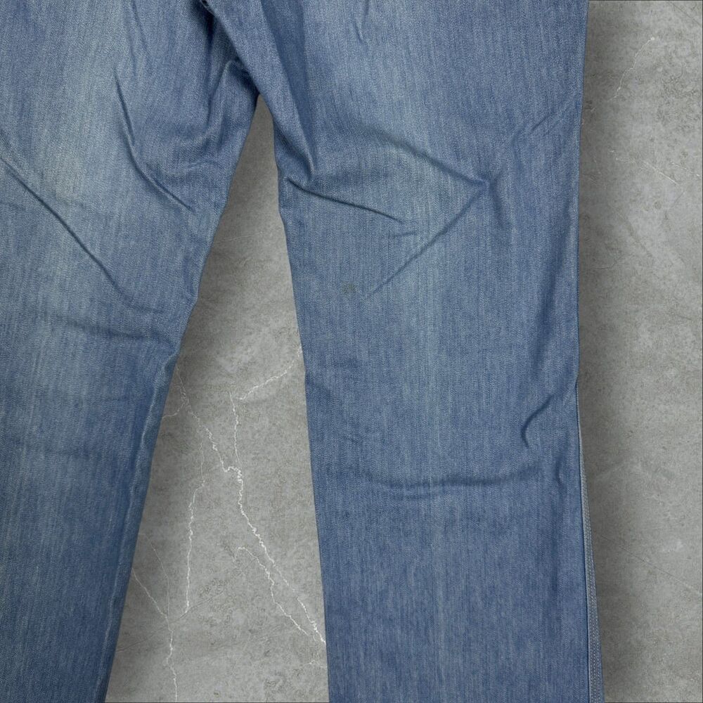 Vintage 70s Levi's For Men Skosh More Room Orange Tab Talon Zipper - 35x28.5 - Picture 9 of 11